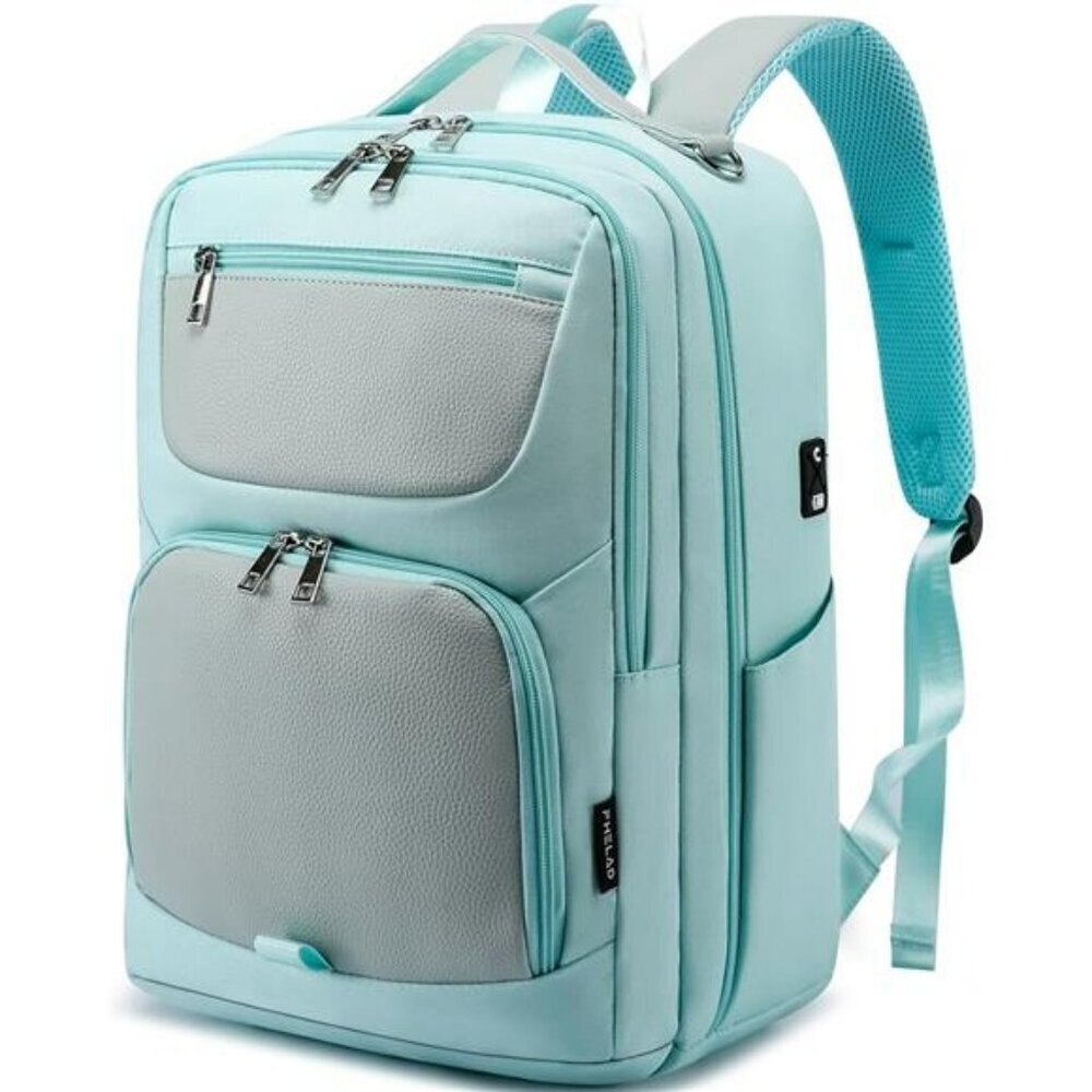 Diaper Bag Backpack for Mom Dad Travel Maternity Bag with Laptop Sleeve Blue
